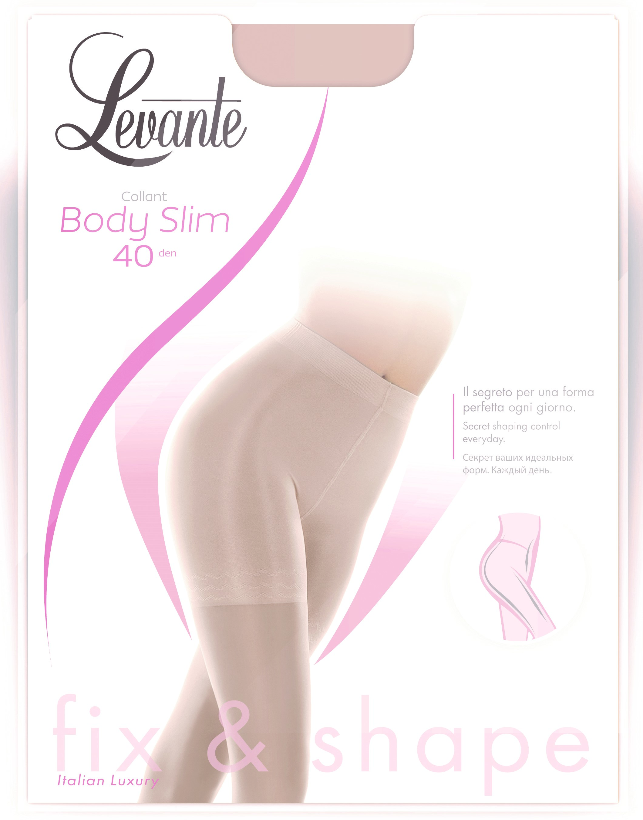 Body Slim 40 Denier Longline Pantyhose