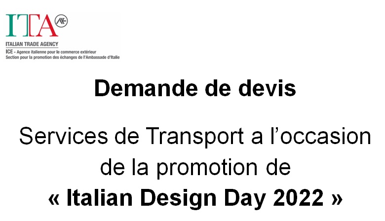 IDD 2022 - Services de transport