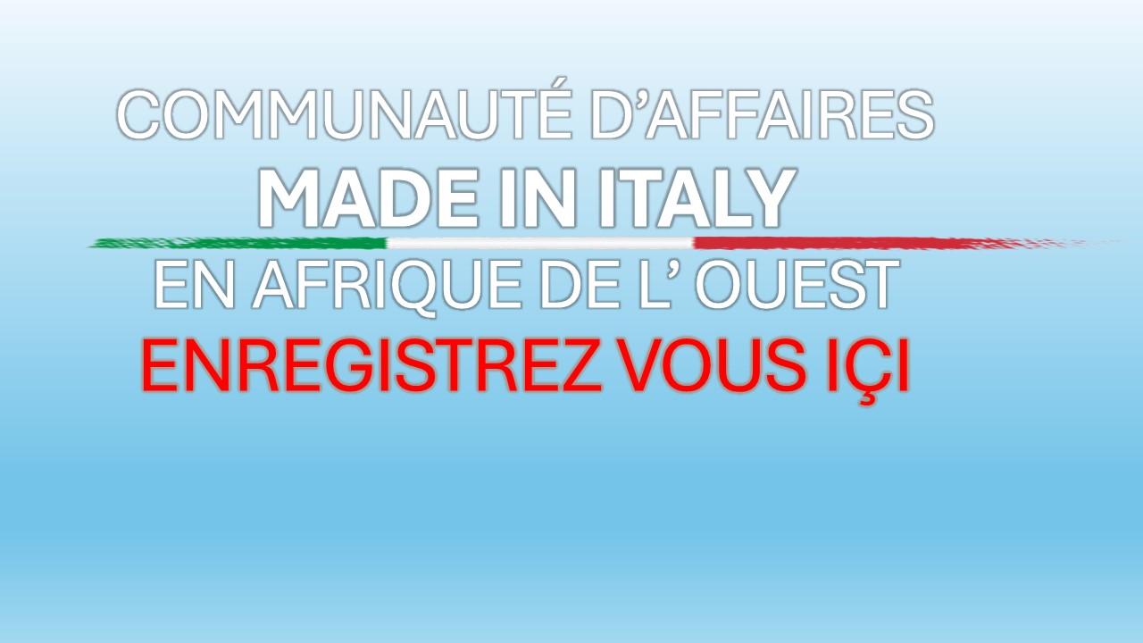 Made in italy ouest afrique