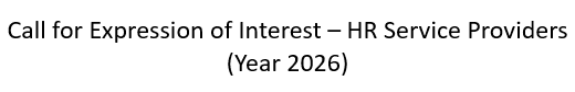 Call for Expression of Interest – HR Service Providers (Year 2026)