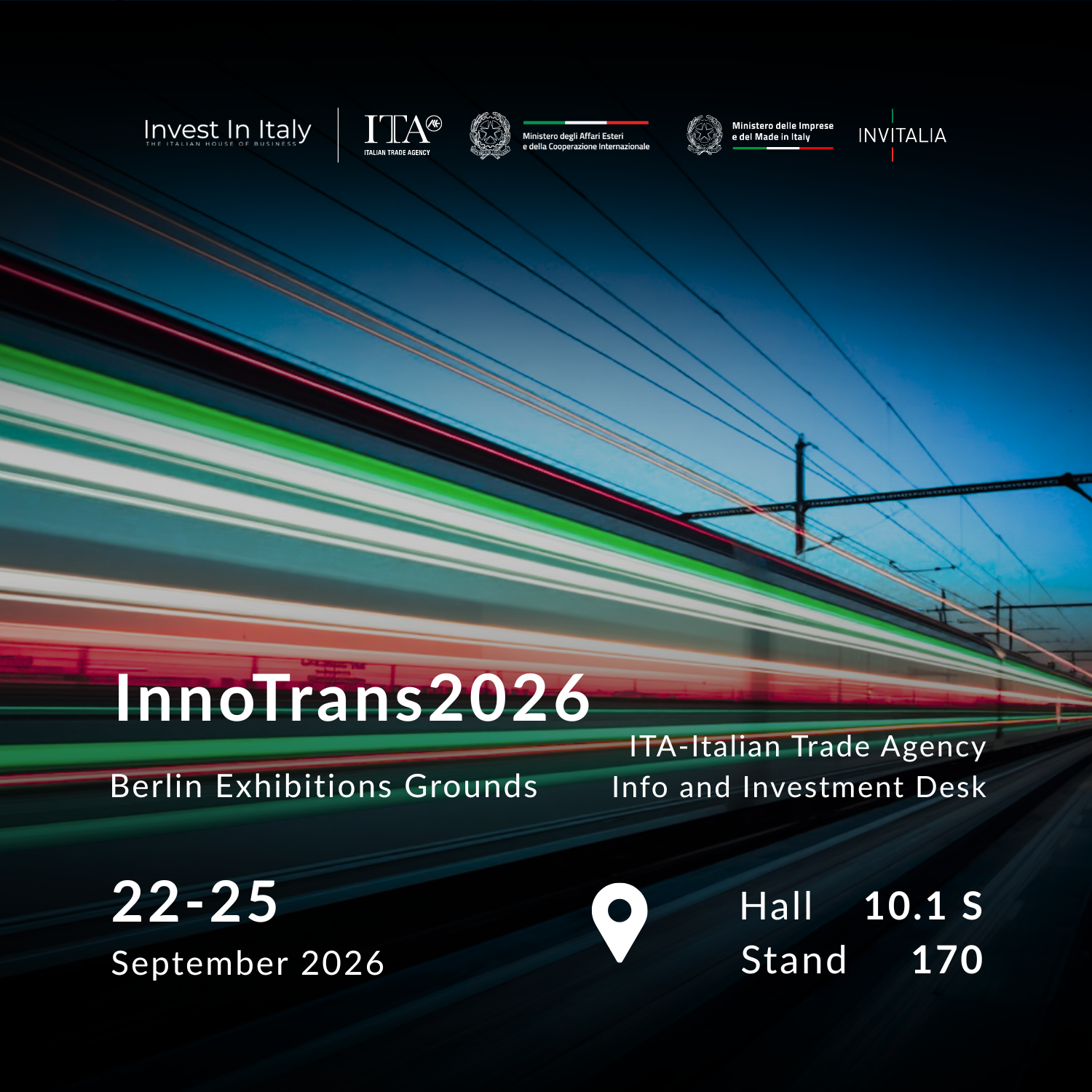 Meet Italy at InnoTrans 2026