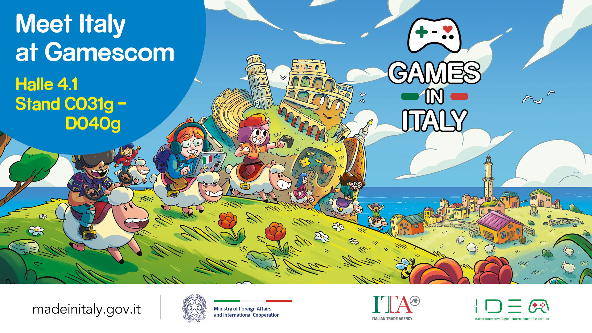 Meet Italy at Gamescom 2024