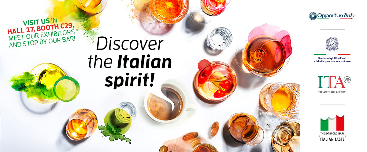 Discover the italian spirit Bar Convent Berlin 2025