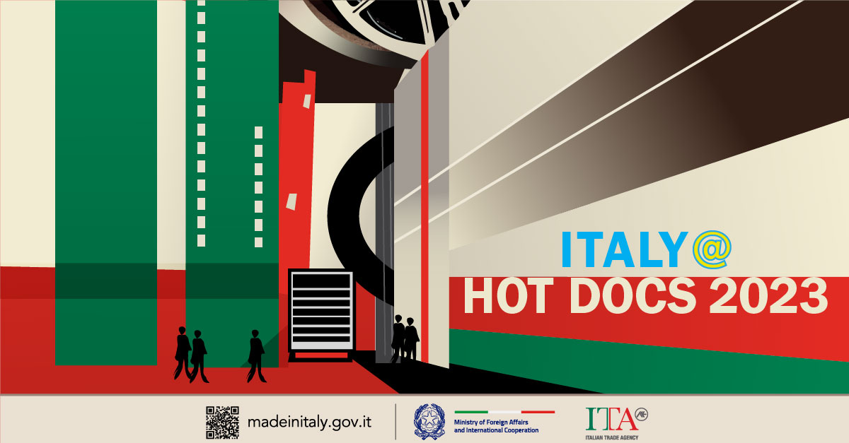 Hot Docs Film Festival Official Italian Delegation Banner