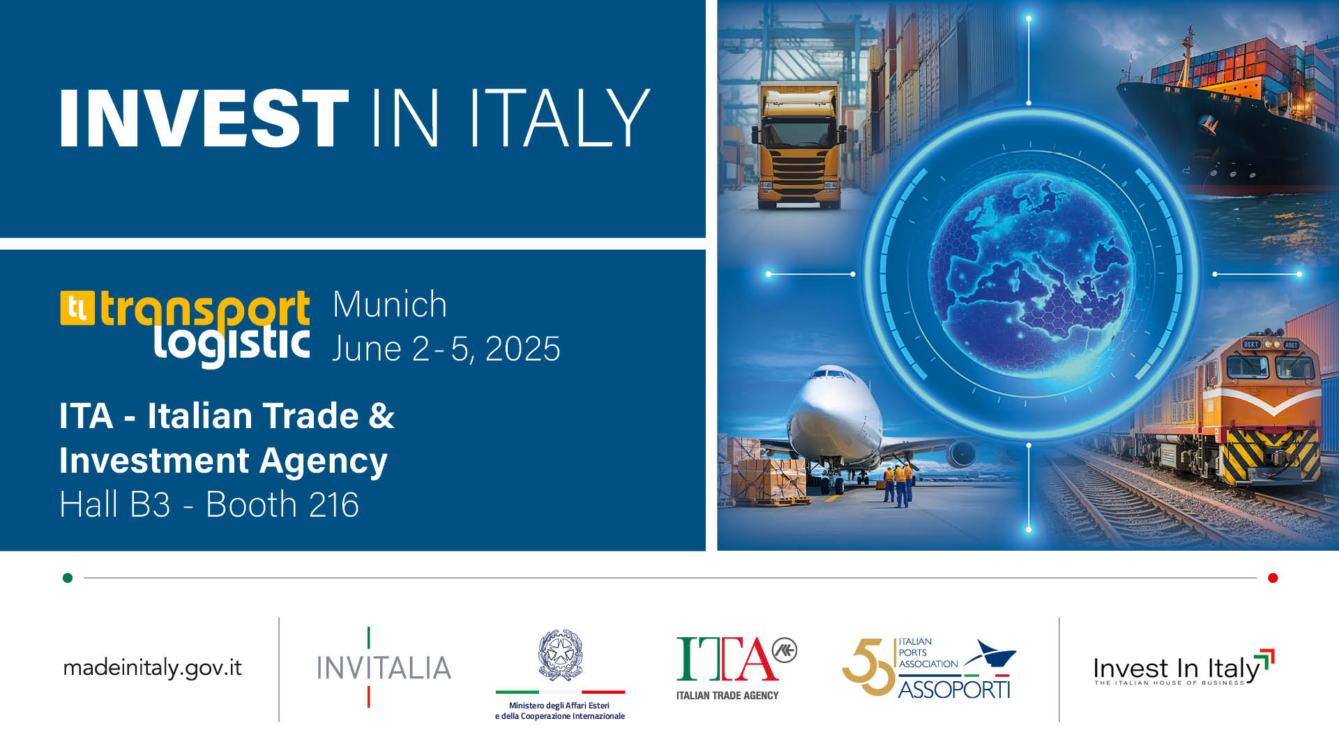 Invest in Italy - Transport Logistic 2025
