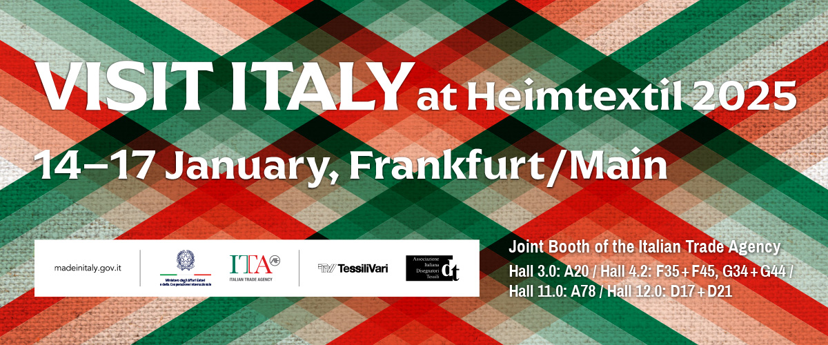 Visit Italy at Heimtextil 2025