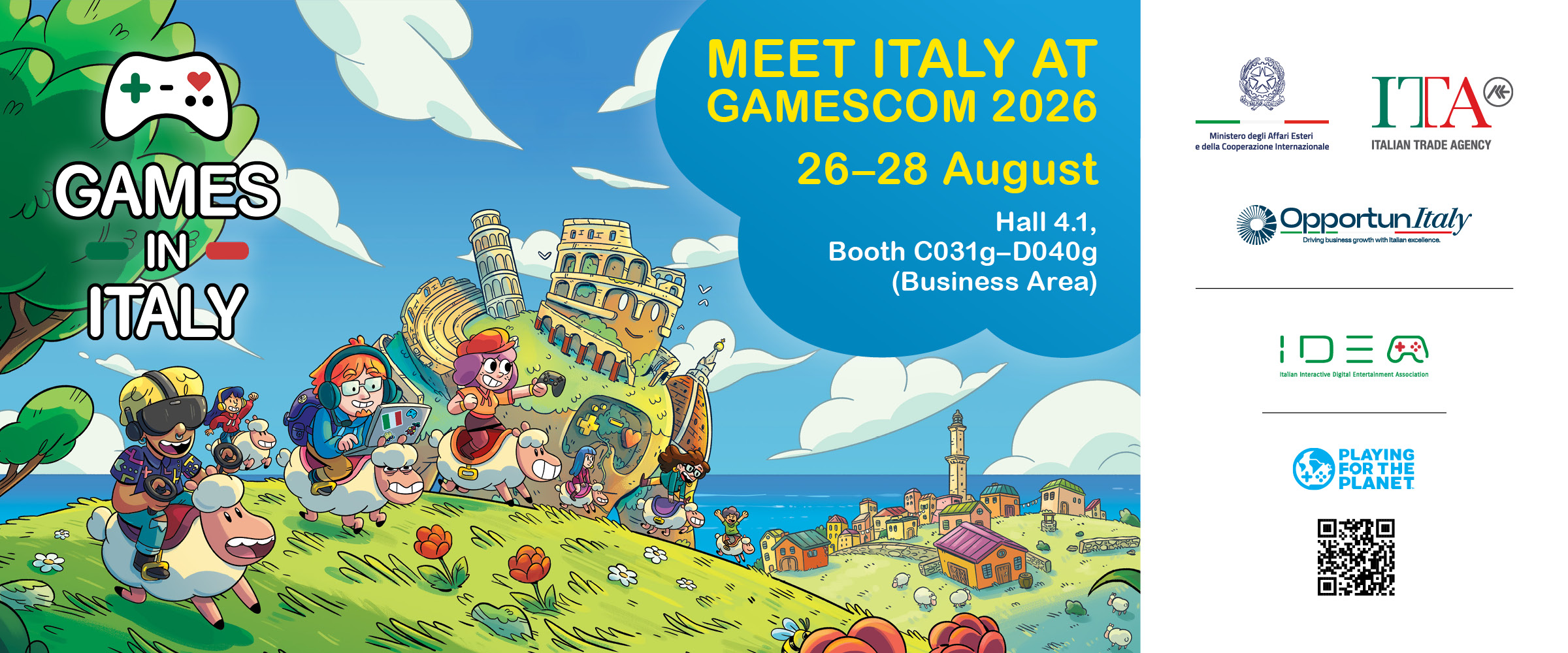 Italy at Gamescom 2026