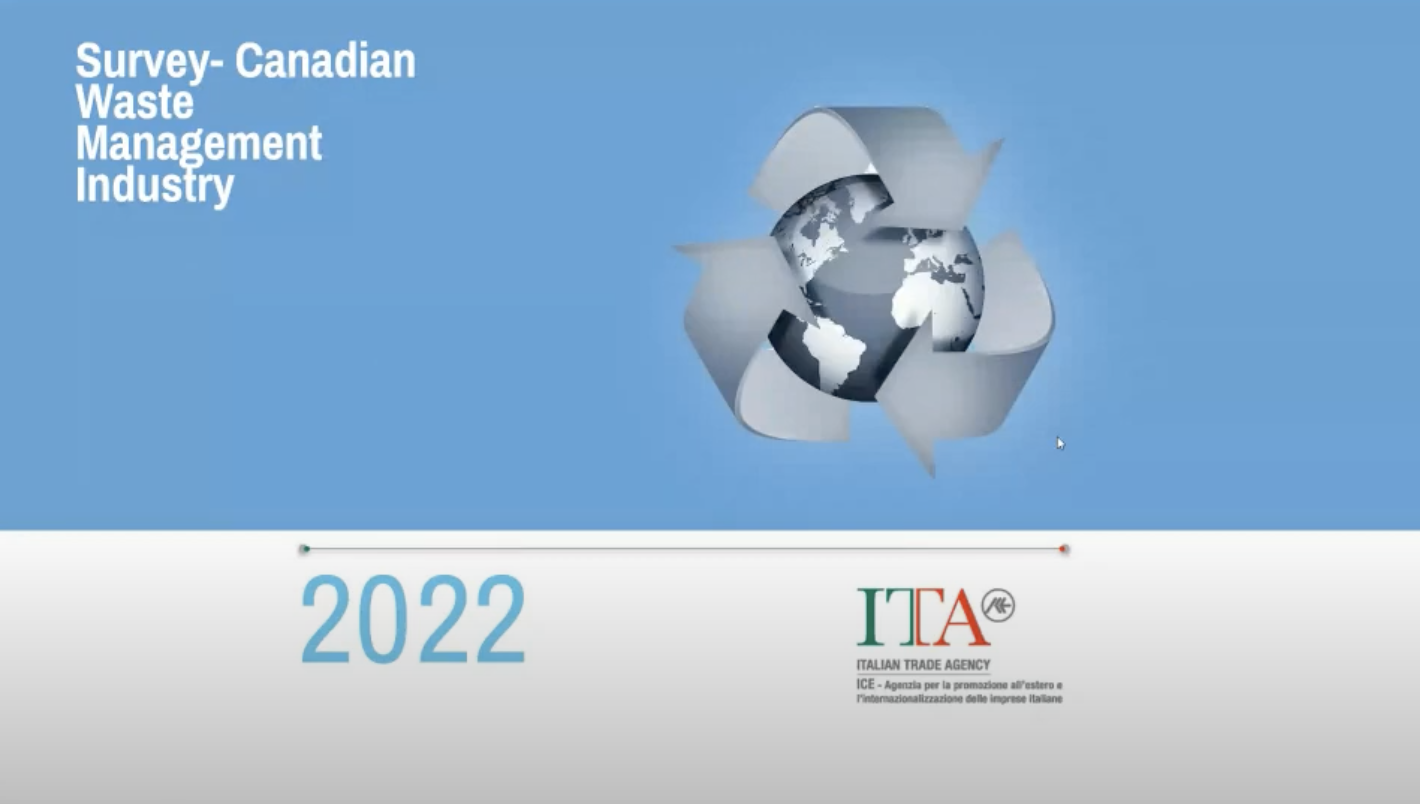 Screenshot from Waste Management in Canada Presentation