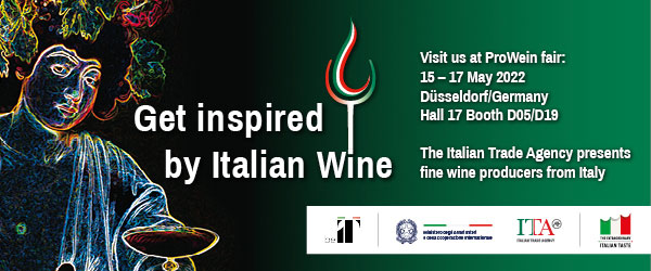 Italien auf der internationalen Weinmesse ProWein vom 15. bis zum 17. Mai 2022 in Düsseldorf