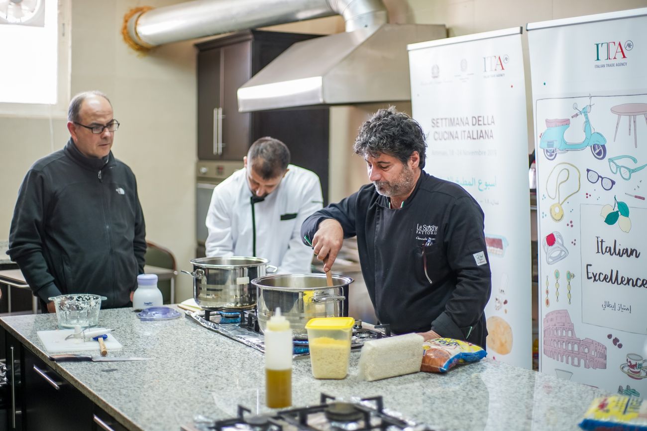 Chef Giancarlo Francia Training at Mar Yousef Center