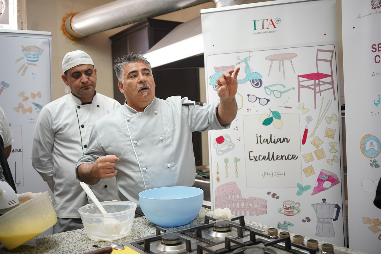 Chef Lucio Forino at Mar Yousef Center 3