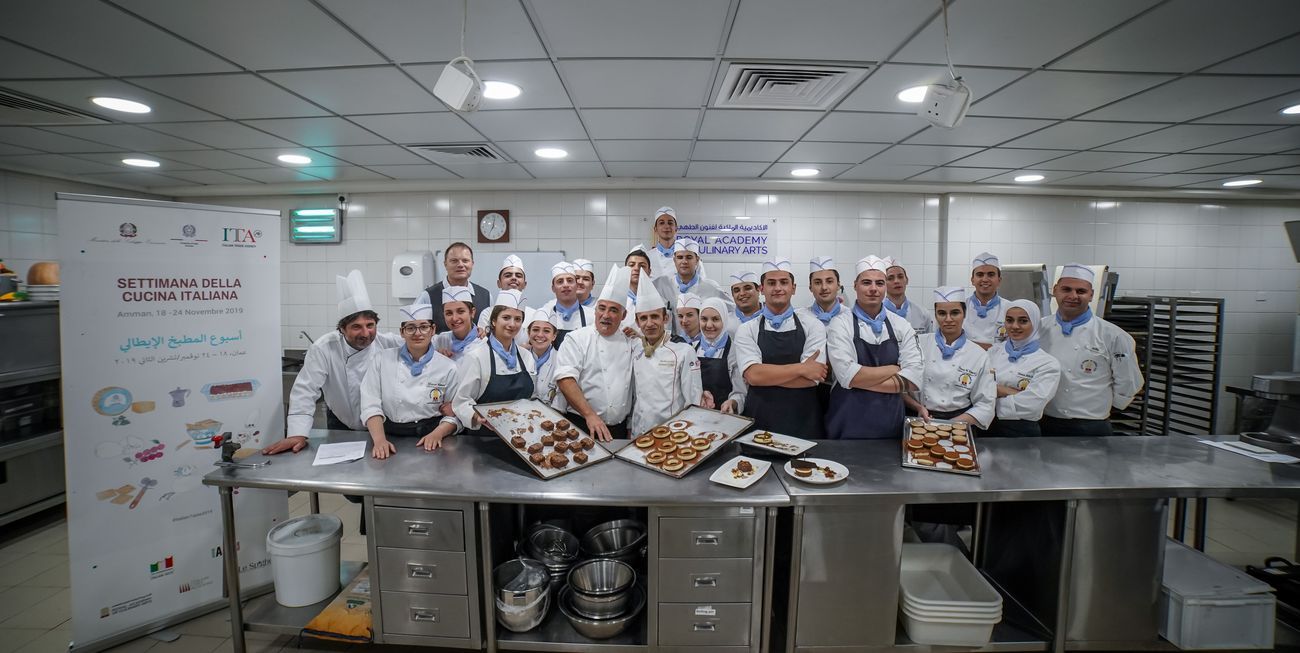 Group photo at the conclusion of Pastry Modern Plating Techniques course
