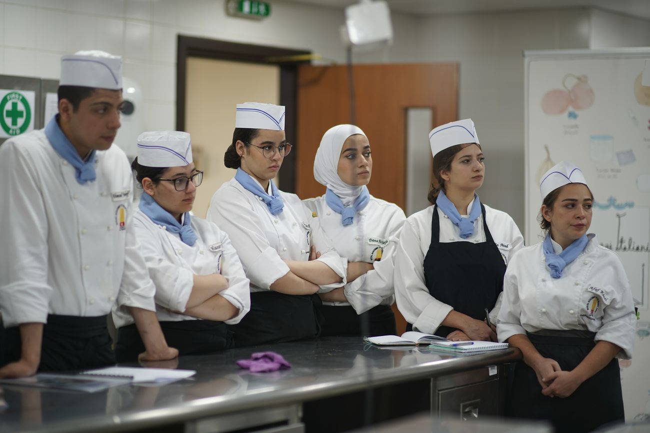 RACA students at Pastry Modern Plating Techniques course 2