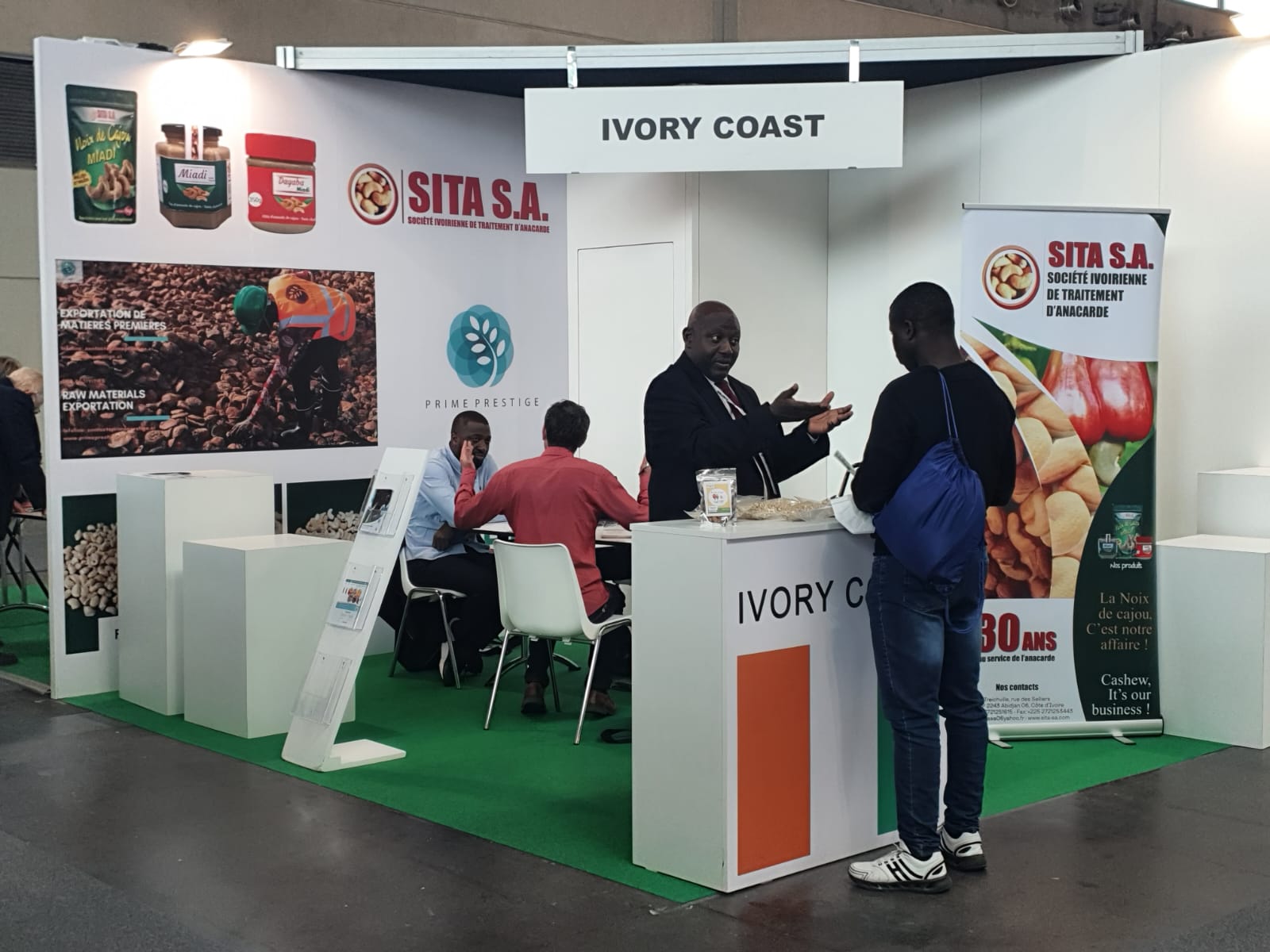 Exposants ivoiriens au MACFRUT 2022 à Rimini, Italie