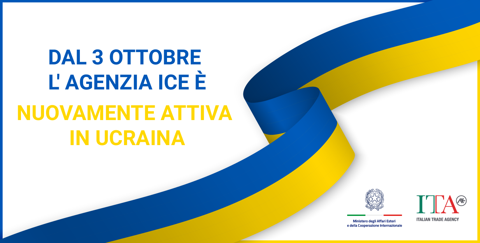 L'Agenzia ICE ritorna in Ucraina