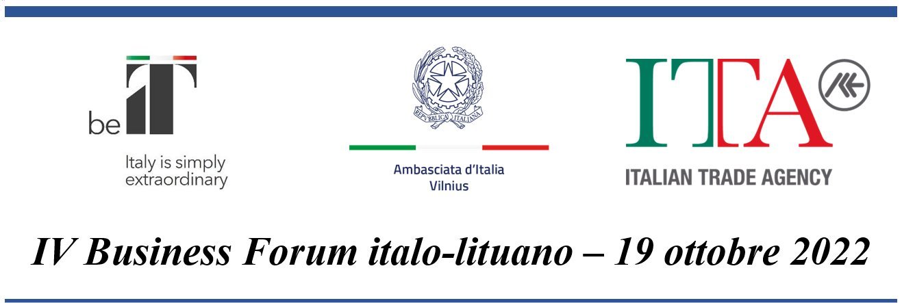 IV Business Forum italo-lituano – 19 ottobre 2022