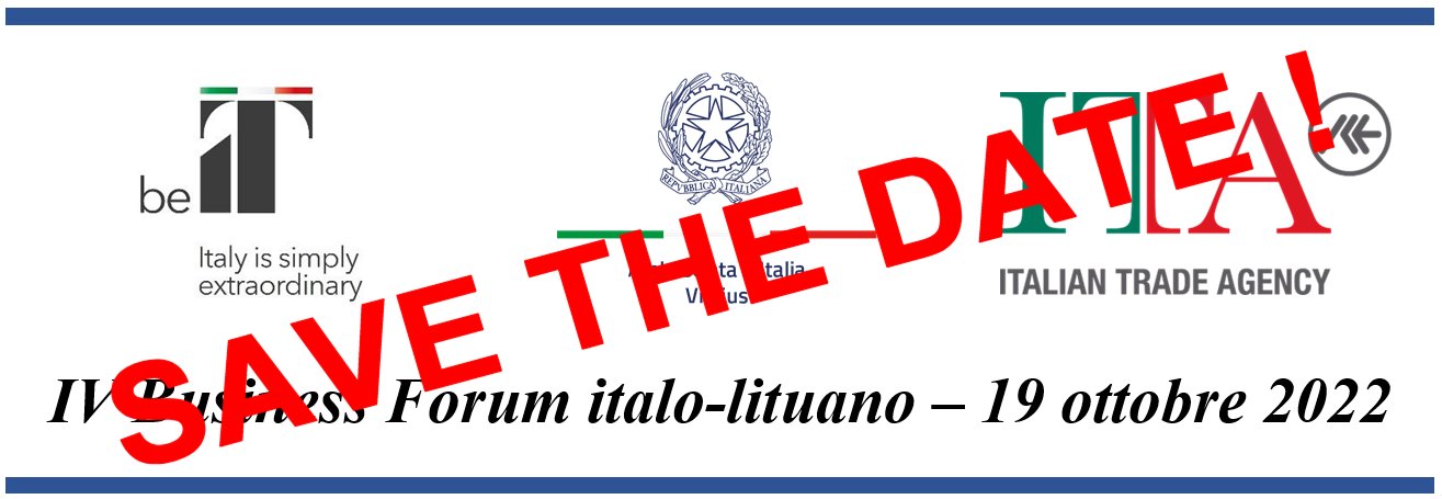 IV Business Forum italo-lituano – 19 ottobre 2022