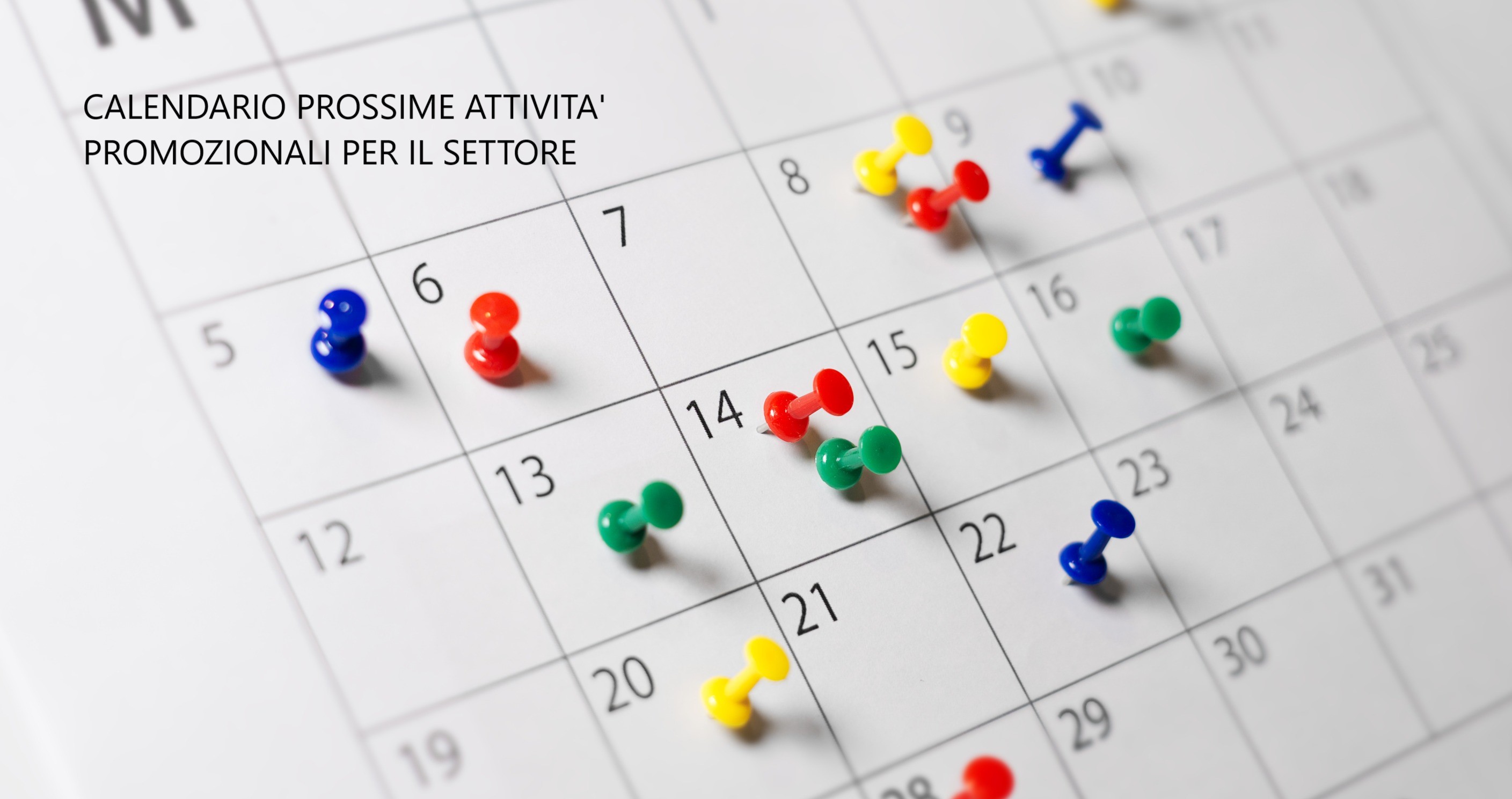 Calendario attività promozionali