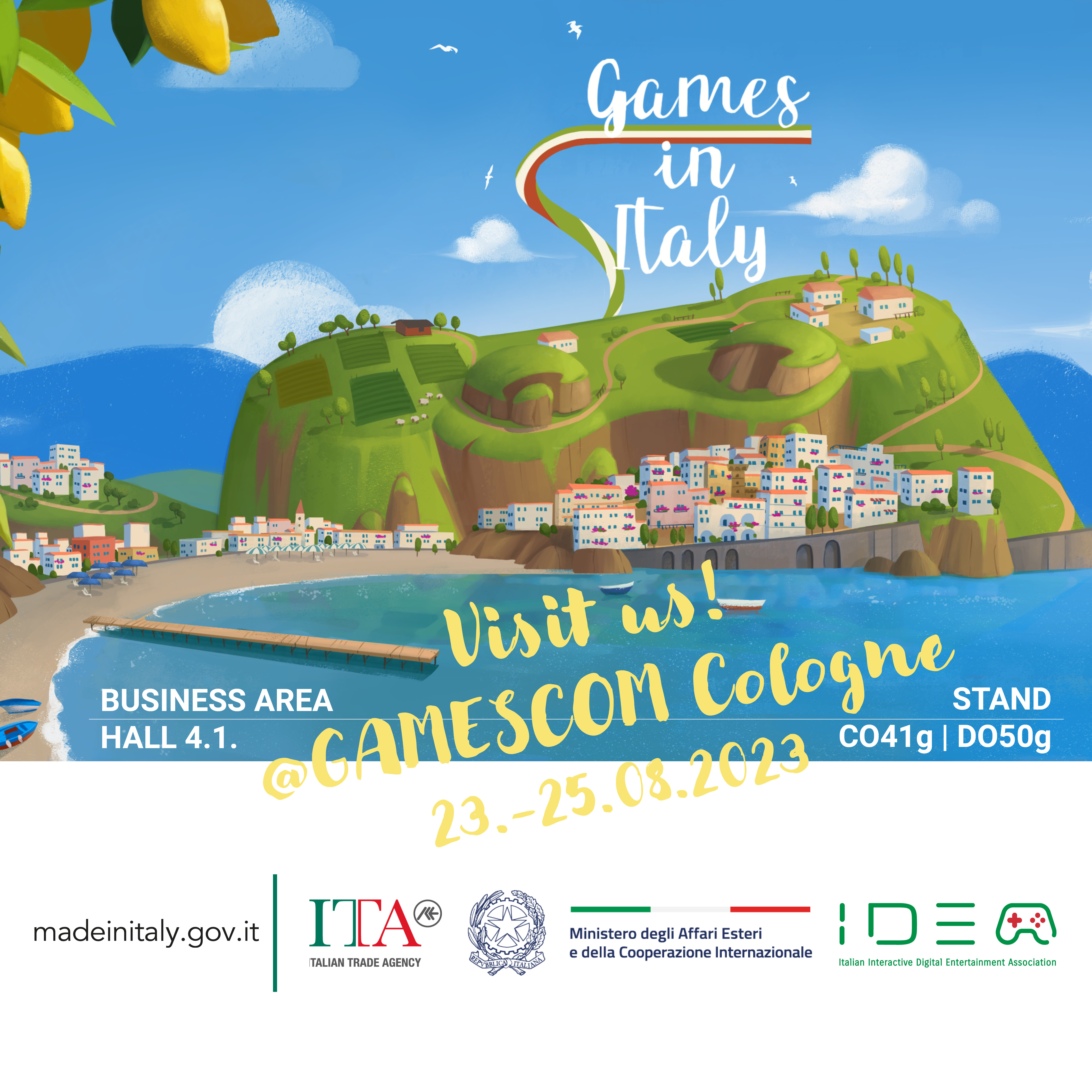 Visit Italy at Gamescom