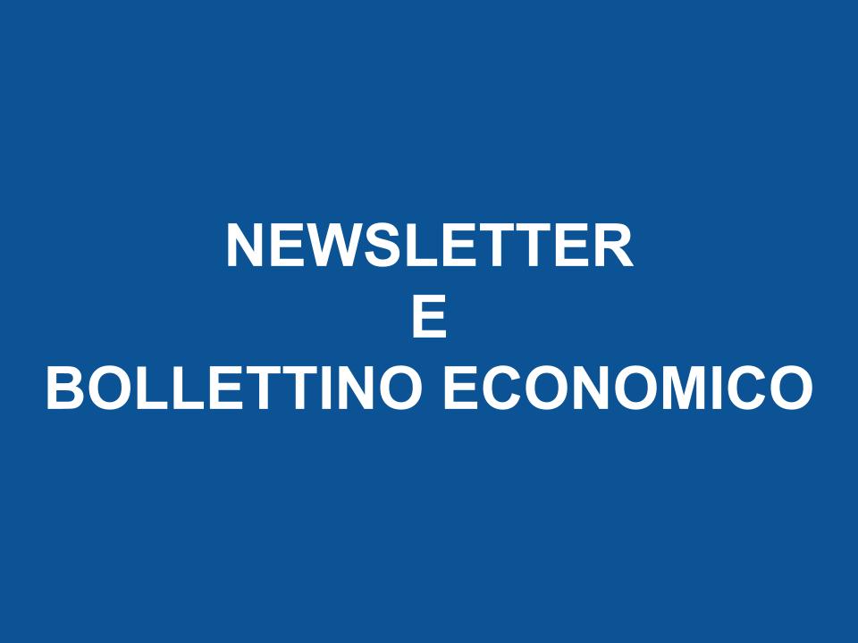 Newsletter e bollettino economico