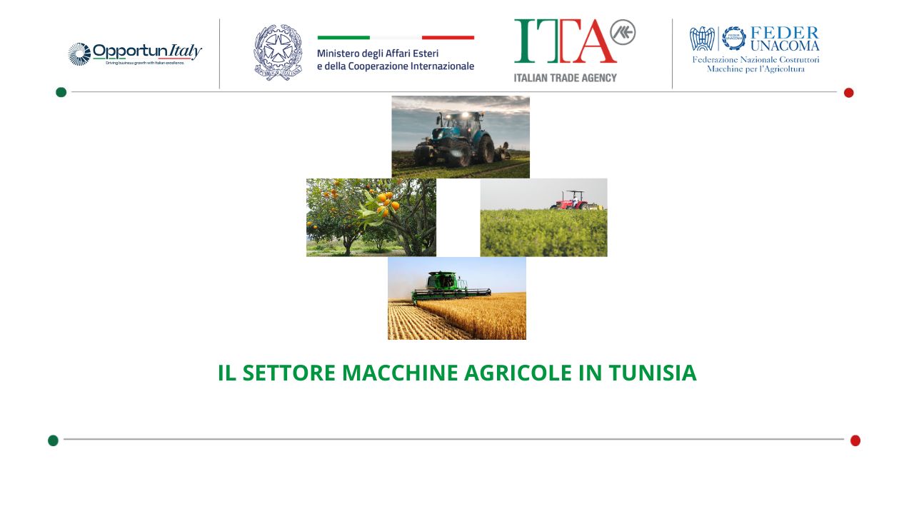 il settore delle  macchine agricole in Tunisia 2025
