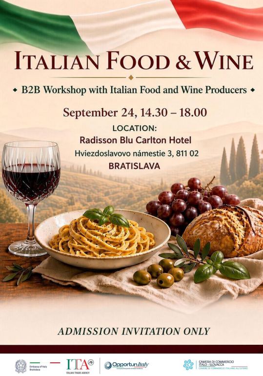 Italian Food & Wine, Bratislava 24.09.2026