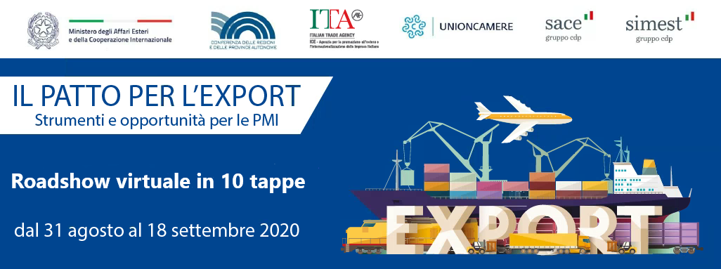 Banner patto per l'export