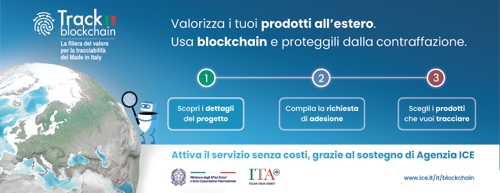 Progetto blockchain per l'internazionalizzazione