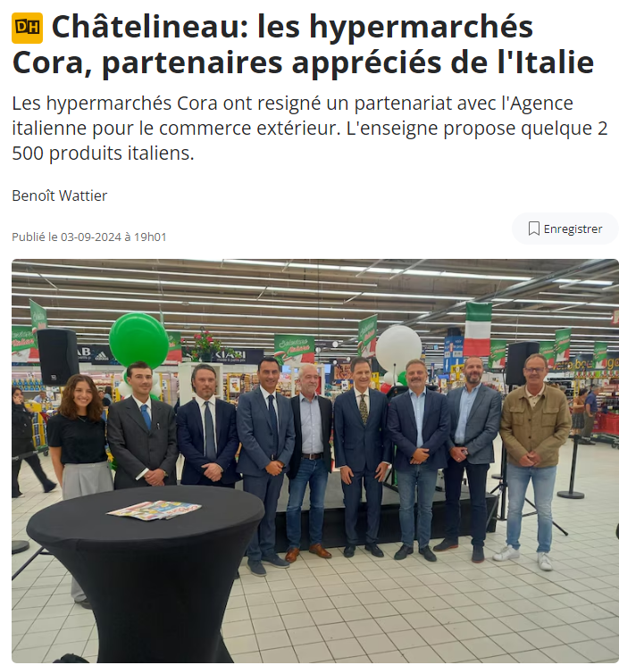 DH ACCORDO CORA ICE BRUXELLES