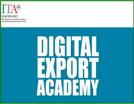 digital export academy, ice , ita 