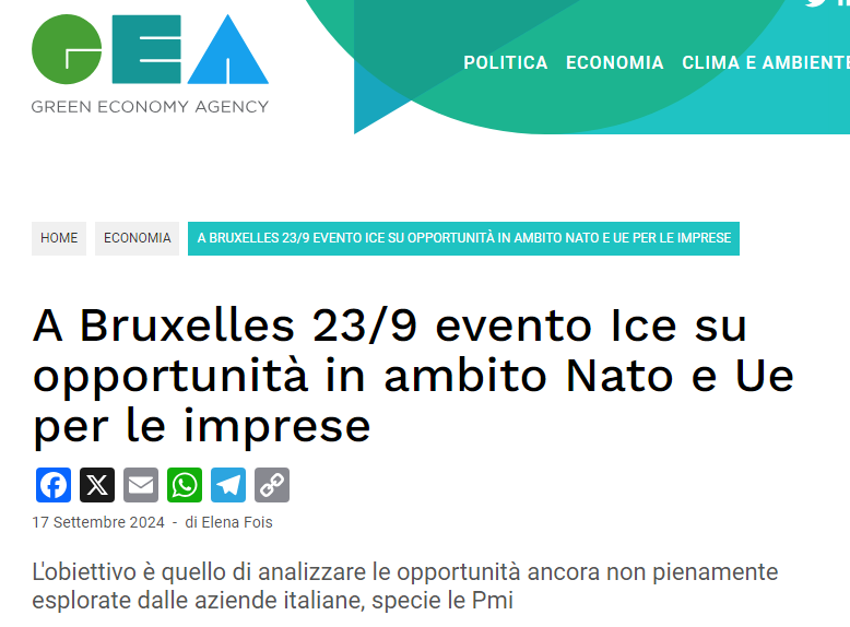 GEA EDTS ICE BRUXELLES NATO