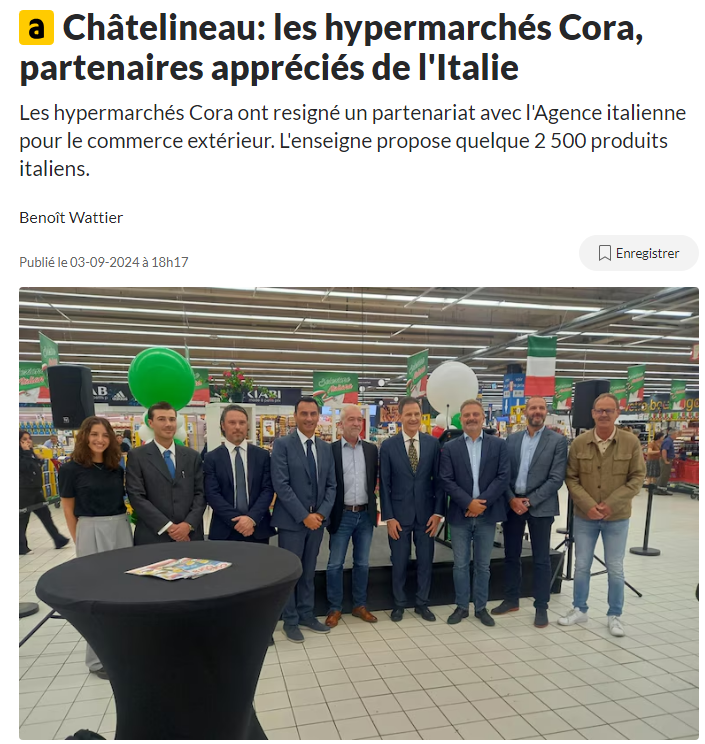 L'AVENIR ACCORDO CORA ICE BRUXELLES