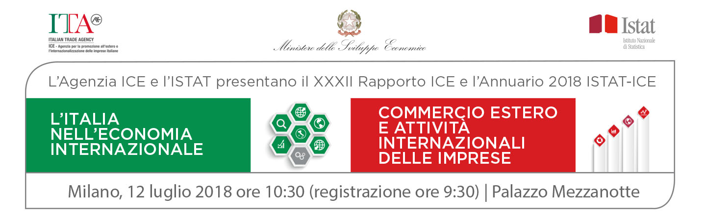 Rapporto commercio estero ICE ISTAT