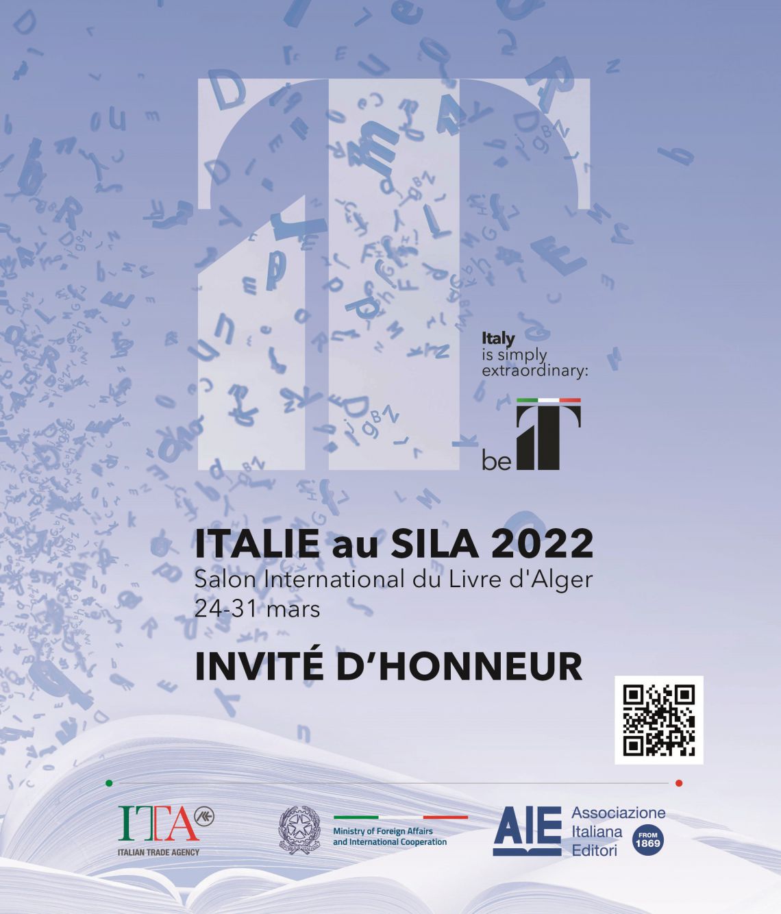 Italie@SILA 2022 - catalogo espositori Italia Paese Ospite d'onore al Salone internazionale del Libro di Algeri - 2022